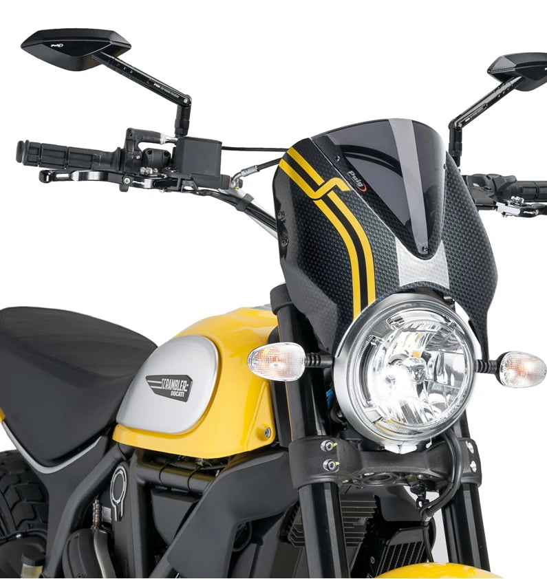 DUCATI SCRAMBLER DESERT SLED [2025] – Visière de pare-brise RetroVision – Teintée