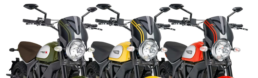 DUCATI SCRAMBLER DESERT SLED [2025] – RetroVision Windschild Visier