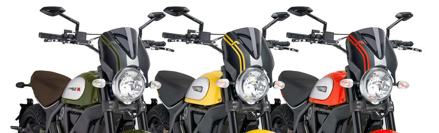 DUCATI SCRAMBLER DESERT SLED [2025] – RetroVision Windschild Visier