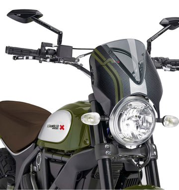 DUCATI SCRAMBLER DESERT SLED [2025] – Visière de pare-brise RetroVision – Teintée