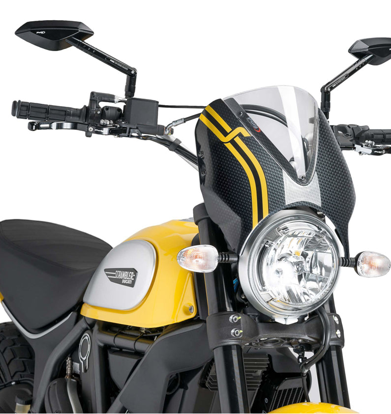 DUCATI SCRAMBLER DESERT SLED [2025] – Visière de pare-brise RetroVision – Teintée