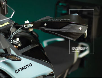 CF MOTO 450 [2024-2026] - Protège-mains avec barre métallique