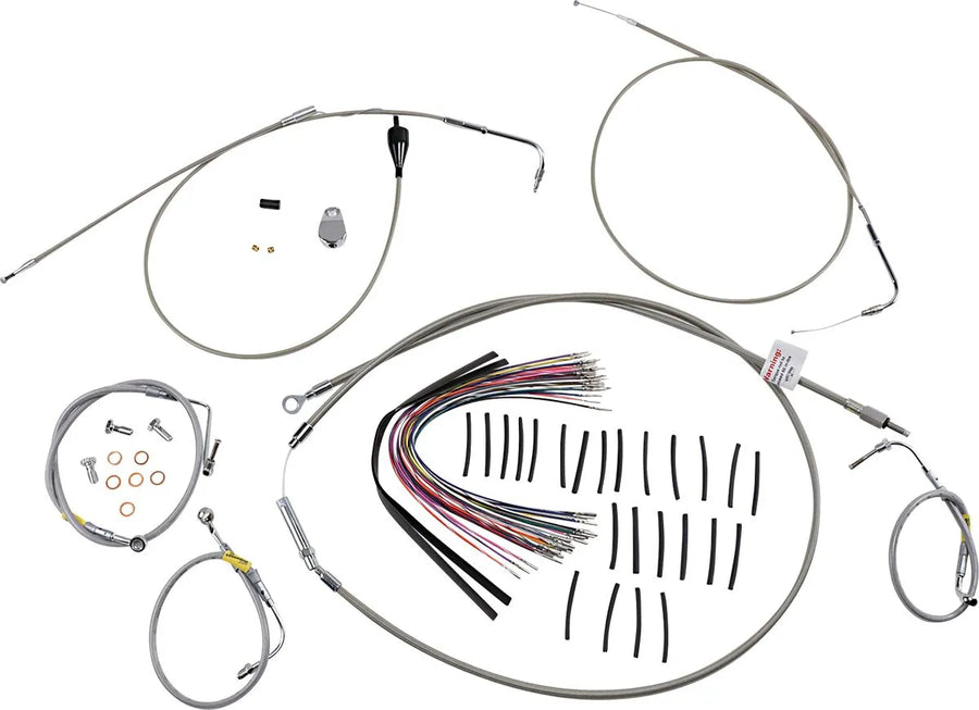 harley davidson touring [BURLY BRAND] - handle fitting set for older touring models with Bagger Bar handlebars