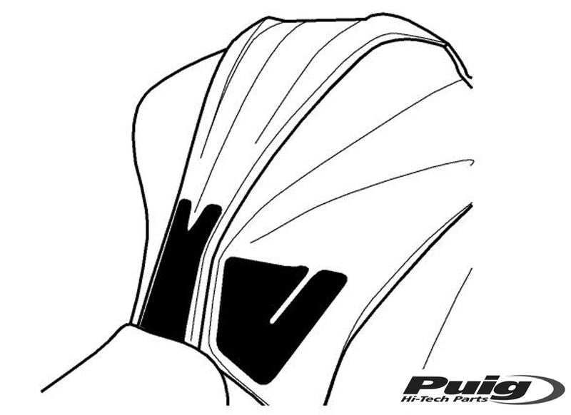KAWASAKI Z 1000 SE [2016] – Protezione specifica del serbatoio – Carbon look