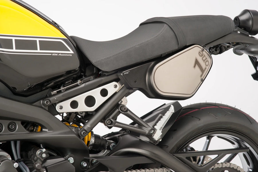 YAMAHA XSR 900 [2019] – Caches latéraux rétro – Noir mat