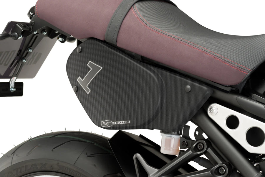 YAMAHA XSR 900 [2019] – Caches latéraux rétro – Noir mat