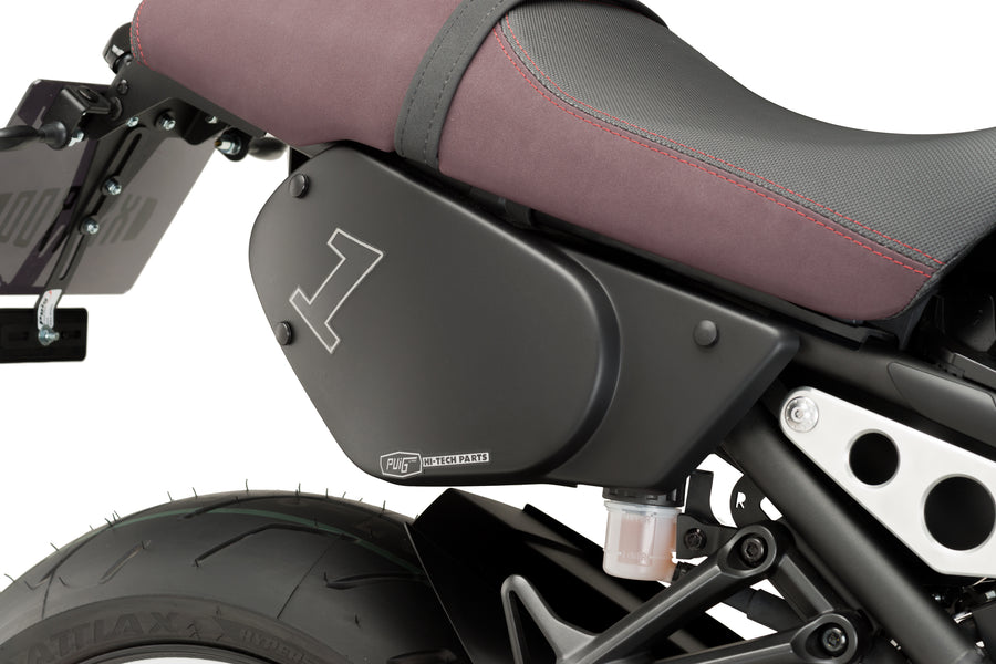 YAMAHA XSR 900 [2019] – Caches latéraux rétro – Noir mat