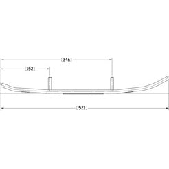 LYNX RAVE 550 [2006-2013] - Sno-X Slasher Six Runner 6" Hardmetal