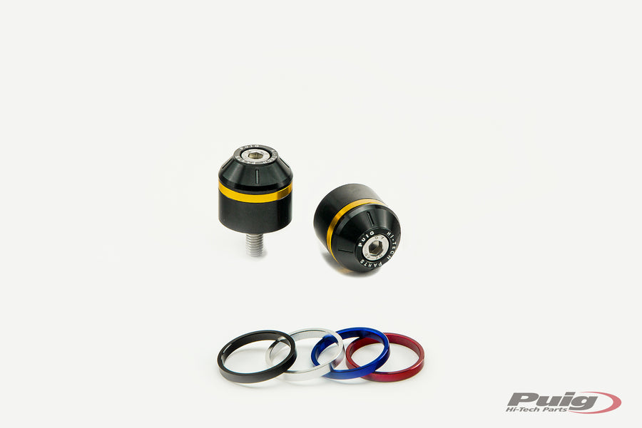 BMW G 310 R [2025] – Kurze Lenkerendgewichte mit Ring – Schwarz