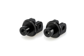 BMW G 310 R [2025] – Adapter Fußrasten- Gummipad "Rider" – Schwarz - 0