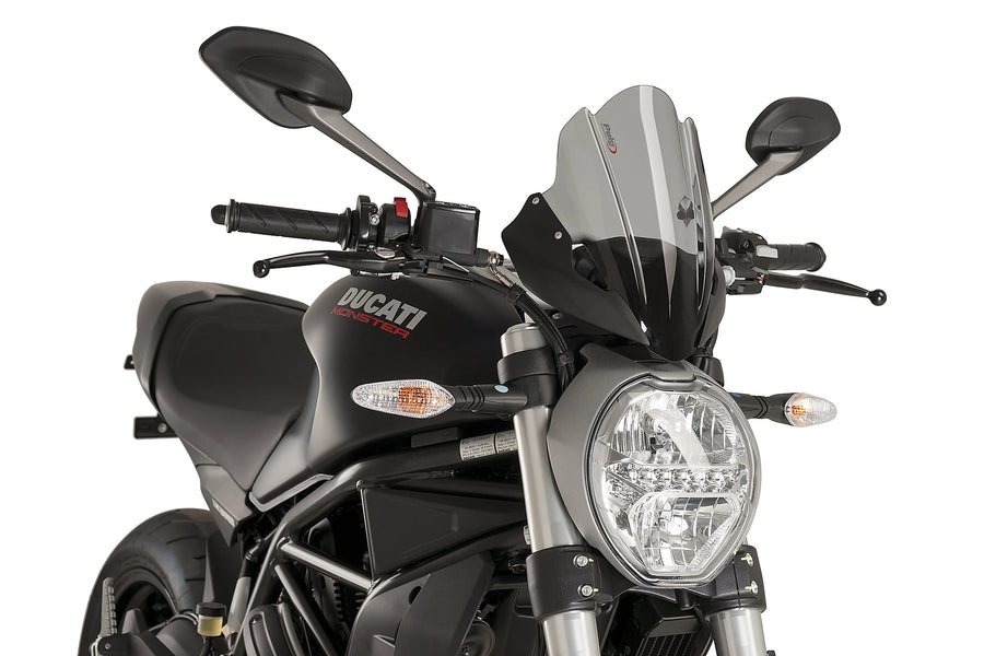 TRIUMPH BONNEVILLE T 120 BLACK [2025] - PUIG Sportscheibe | Stark getönt | PUIG 8900F