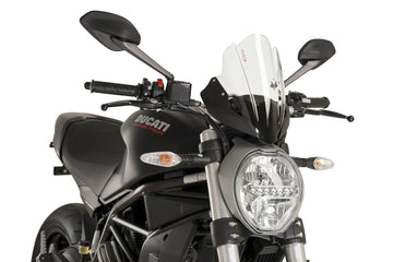 DUCATI MONSTER 821 DARK [2016] – parabrezza sportivo – nero