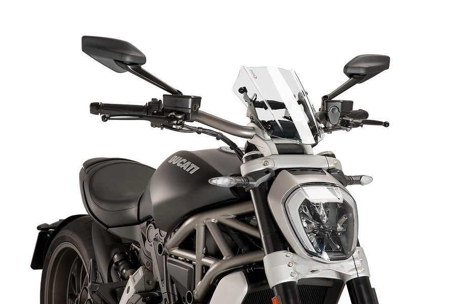 TRIUMPH BONNEVILLE T 120 BLACK [2025] - Verstellbare Sportscheibe | Klar | PUIG 8921W