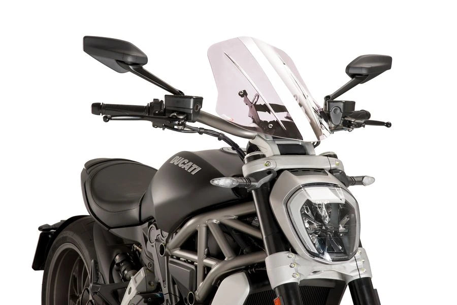 TRIUMPH BONNEVILLE T 120 NOIR [2025] - Bulle touring réglable | Effacer | PUIG8922W
