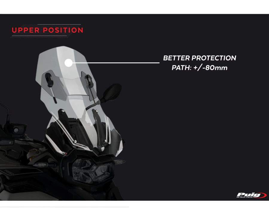 BMW F 750 GS [2024] – Adjustable screen – Transparent