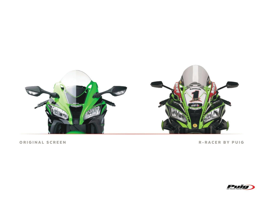 KAWASAKI ZX-10RR NINJA PERFORMANCE [2018] – R-Racer Screen – Black