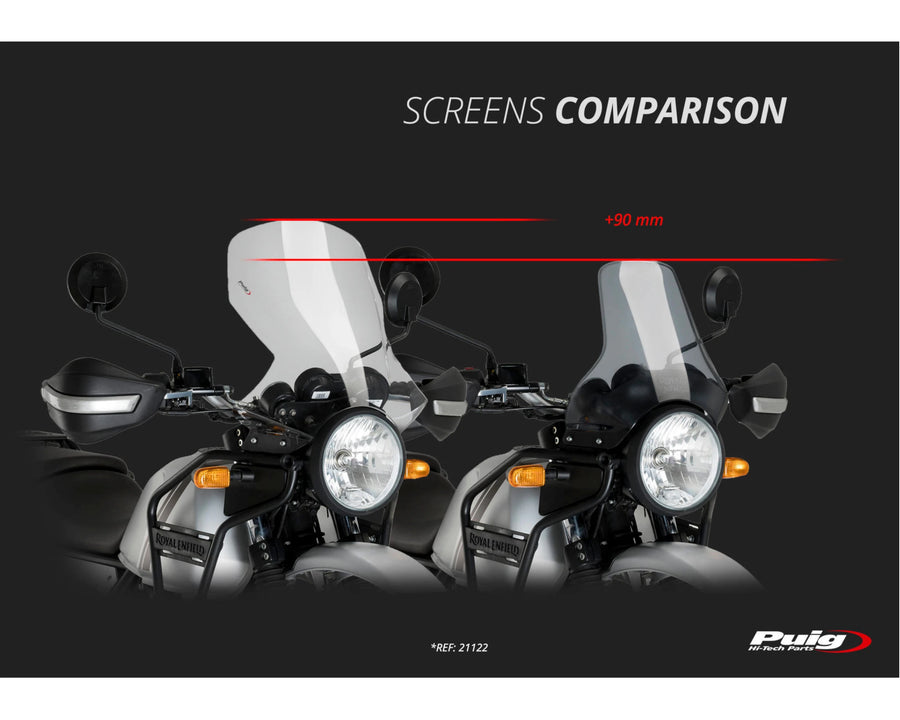 ROYAL ENFIELD HIMALAYAN 410 [2020] – parabrezza touring – trasparente