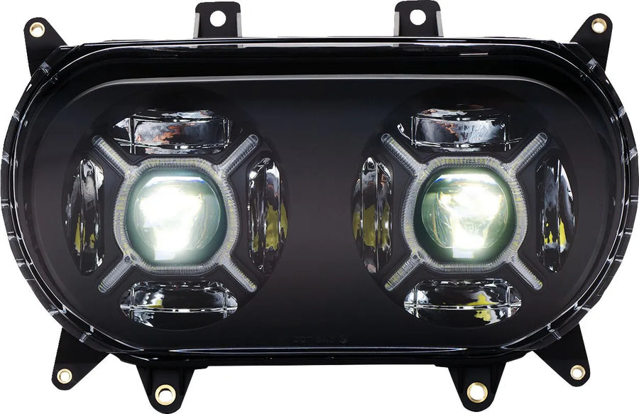 harley davidson fltruse [CUSTOM DYNAMICS] – Phare LED Double-X