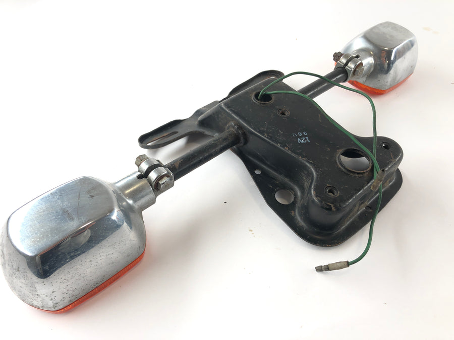 Kawasaki Z 750 E KZ750E [1981] - License plate holder tail light holder with indicator