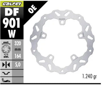 Harley-Davidson FLHX 1923 Street Glide 117 [2024-2025] - DISQUE DE FREIN FIXED WAVE – Image 1