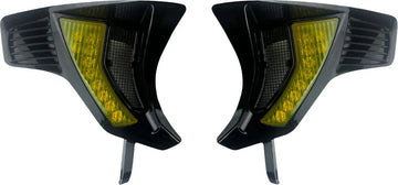harley-davidson road glide st [CUSTOM DYNAMICS] – Aérations de clignotants avant intégrées Shark Demon®