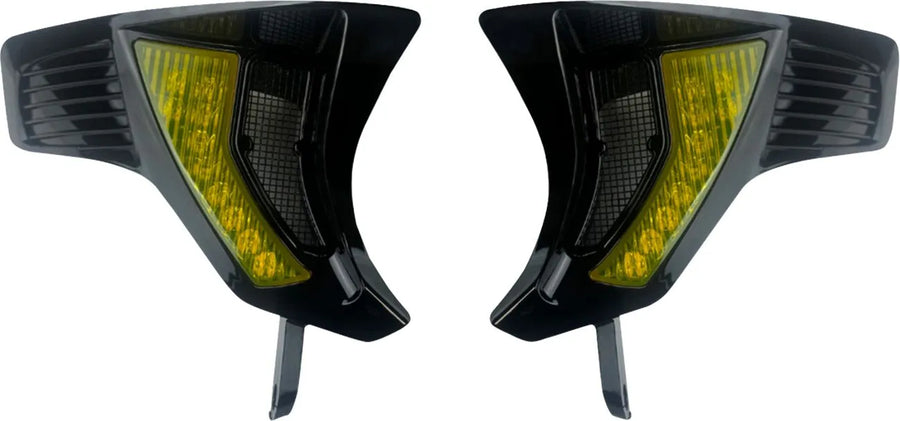 harley-davidson road glide st [CUSTOM DYNAMICS] – Shark Demon® integrierte vordere Blinker-Lüftungen