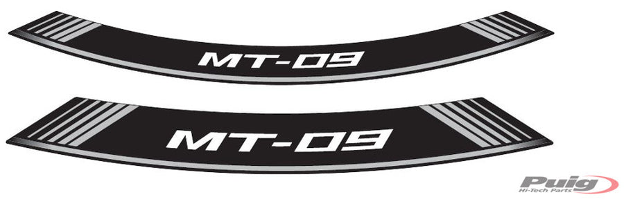 YAMAHA MT-09 SPORT TRACKER [2016] – Rim Strips Specials – Silber