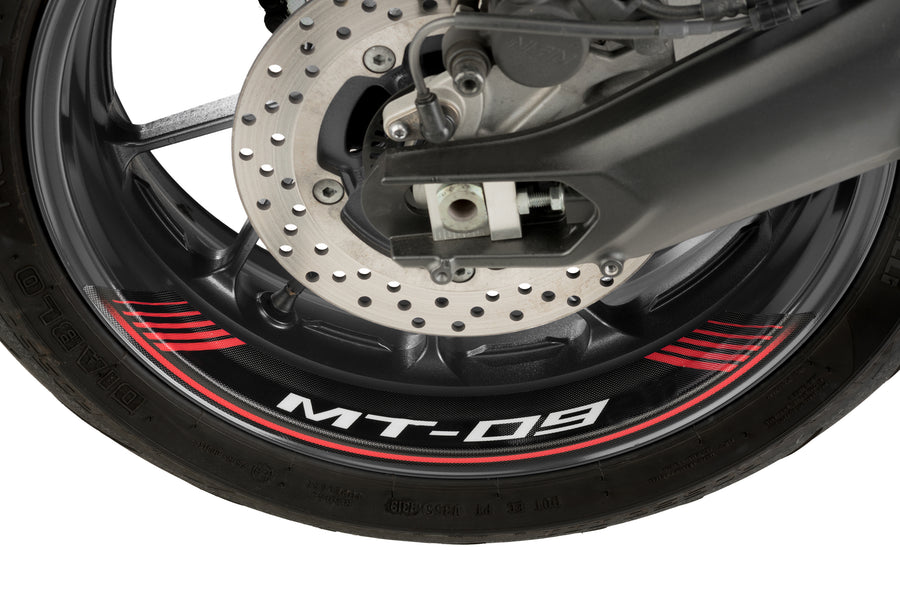 YAMAHA MT-09 SPORT TRACKER [2016] – Rim Strips Specials – Silber