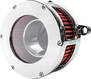 Harley-Davidson FLSTFI 1923 Softail Fat Boy Grey Ghost 117 [2026] - Kit filtre à air BA - Finition : Chrome, Rouge, Transparent - Image 3