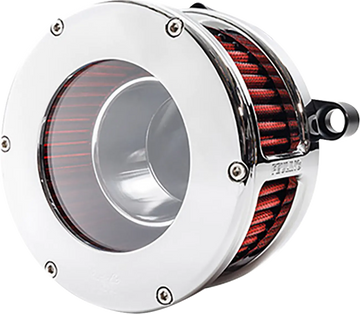 Harley-Davidson FLHLT 1923 Street Glide 3 Limited 117 [2026] - Kit filtre à air BA - Surface : Chrome, Rouge, Transparent - Image 1