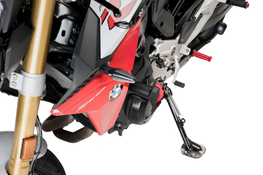 BMW F 900 XR [2025] – Fusstandverbreiterung mit Standardaufhängung – Schwarz