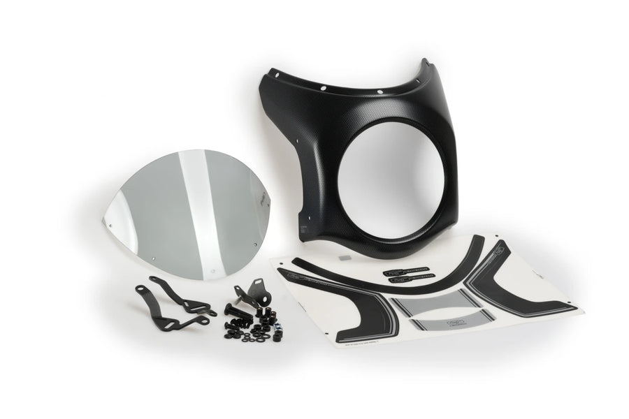 TRIUMPH SCRAMBLER 400X [2025] – Retro fairing screen – Transparent