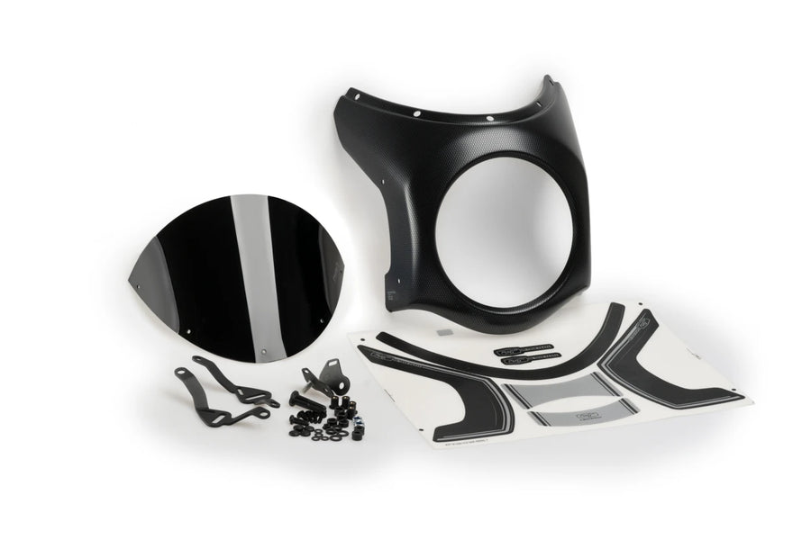 TRIUMPH SCRAMBLER 400X [2025] – Retro fairing screen – Transparent