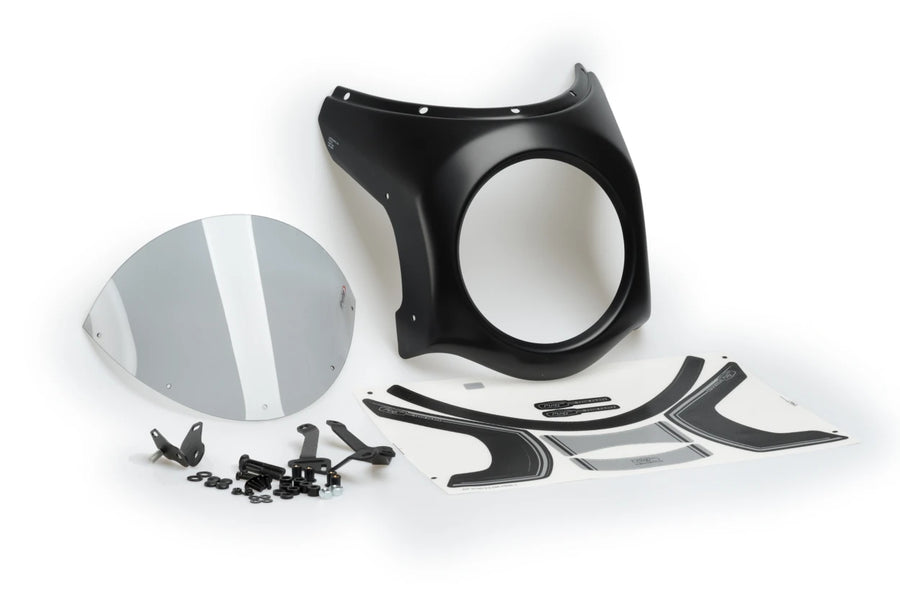 TRIUMPH SCRAMBLER 400X [2025] – Retro fairing screen – Transparent