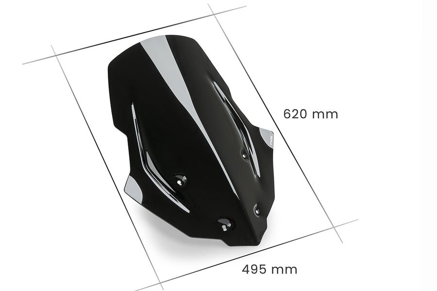 TRIUMPH BONNEVILLE T 120 NOIR [2025] - bulle tourisme | Noir | PUIG9613N