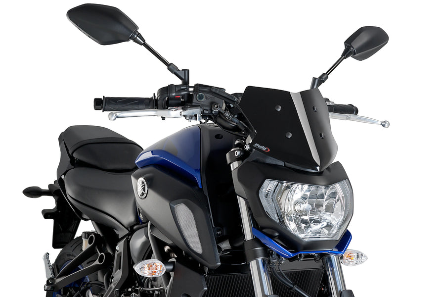 TRIUMPH BONNEVILLE T 120 NOIR [2025] - Pare-brise sport nouvelle génération | Noir | PUIG9666N