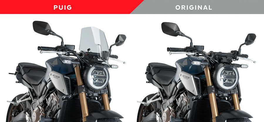 TRIUMPH BONNEVILLE T 120 BLACK [2025] - New Generation Sport Windscheibe | Getönt | PUIG 9748H