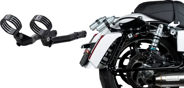 Harley-Davidson FLHXSE 1977 Street Glide CVO 121 [2024-2025] - REVO ARC Billet Remote Reservoir Outer Mounts - Image 6