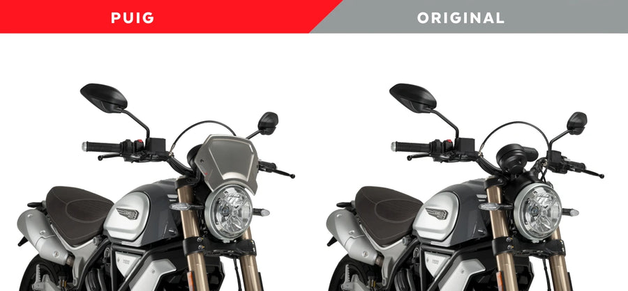 DUCATI SCRAMBLER 1100 DARK PRO [2025] – frontalino ALU – nero