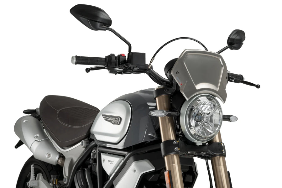DUCATI SCRAMBLER 1100 DARK PRO [2025] – frontalino ALU – nero