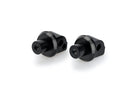 APRILIA SHIVER 900 [2020] – Adaptateur repose-pieds passager en caoutchouc – noir-1