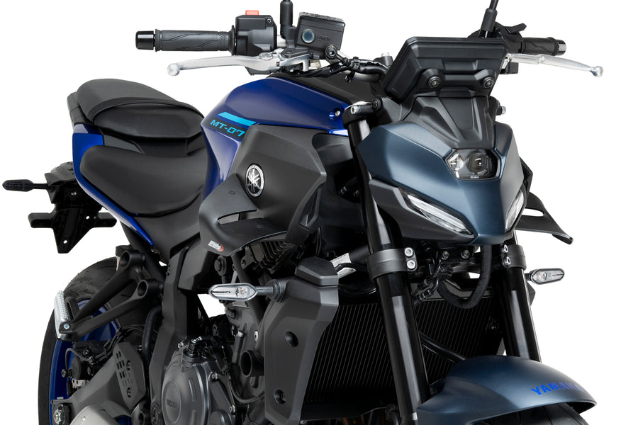 YAMAHA MT-07 Y-AMT [2025] – D12 Spoiler – Mattschwarz