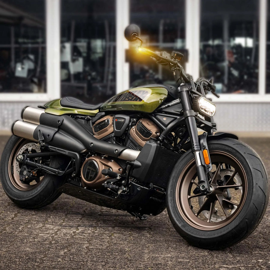 Harley Davidson Sportster s rh 1250 s [HEINZ BIKES] – Riflettori NANO
