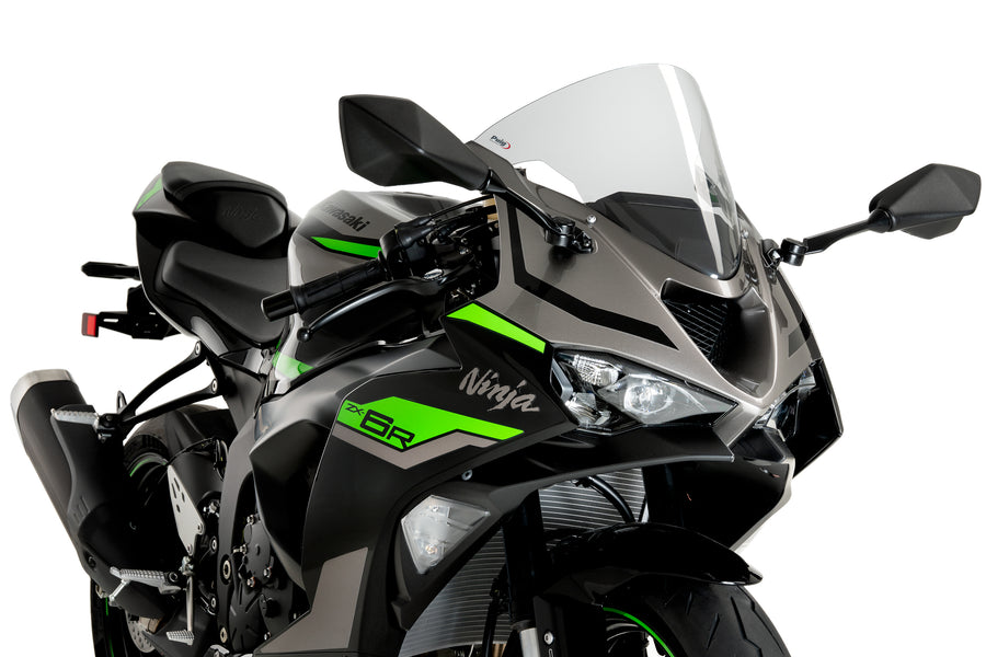 KAWASAKI ZX-6R NINJA [2025] – Cupolino R-Racer – Nero opaco