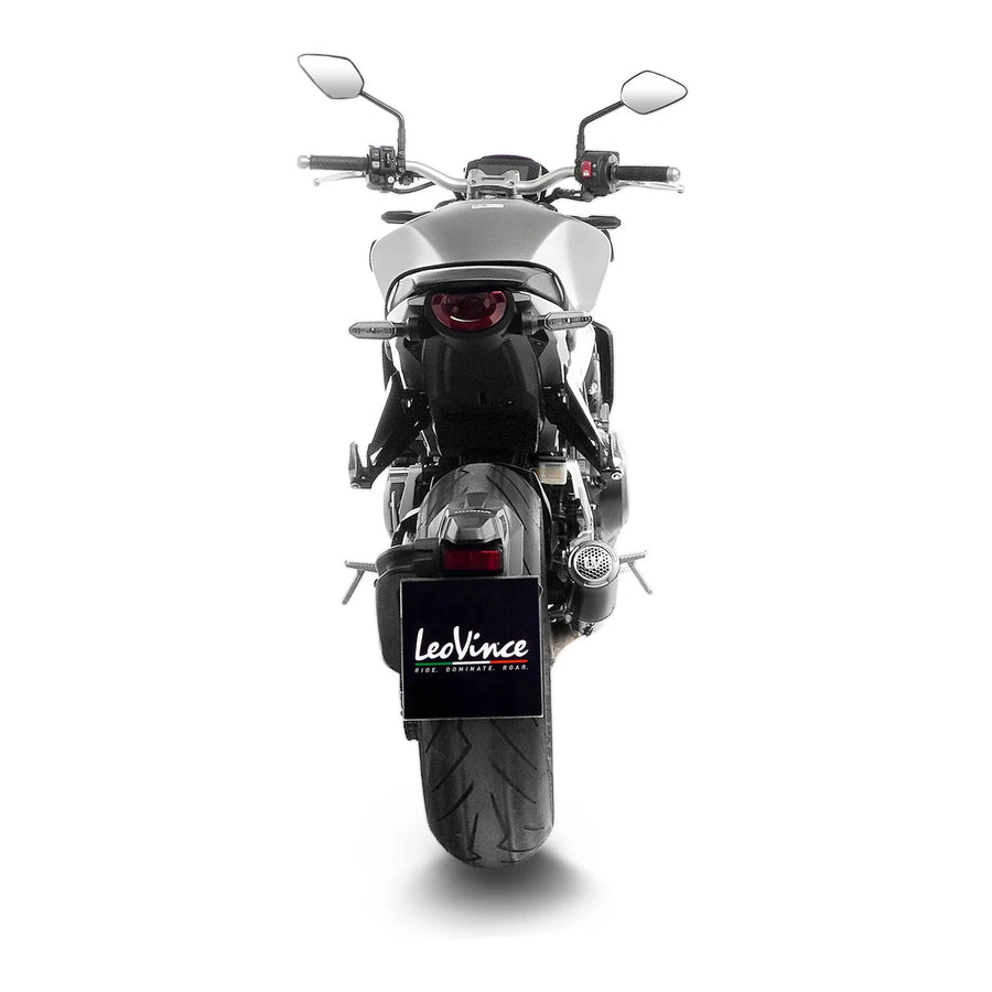 honda cb 1000 [LEOVINCE] – Silenziatore Slip-On LV Corsa S completamente nero