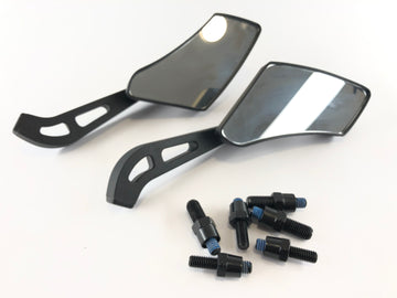 Coppia di set specchi con adattatore M8 e M10 senza marchio di test elettronica