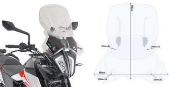 KTM 390 ADVENTURE [2020-2024] - Pare-brise