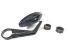 Handlebar end mirror with grooves, as good as new-3