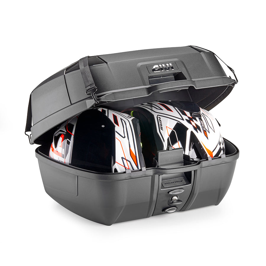 Monolock Topcase schwarz, 45 Liter