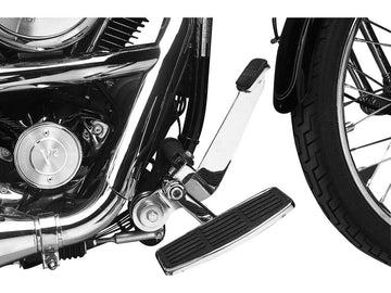 Harley Davidson FXWG [1983-1985] – Verstellbare Fahrer-Mini-Trittbretter Chrom - 0
